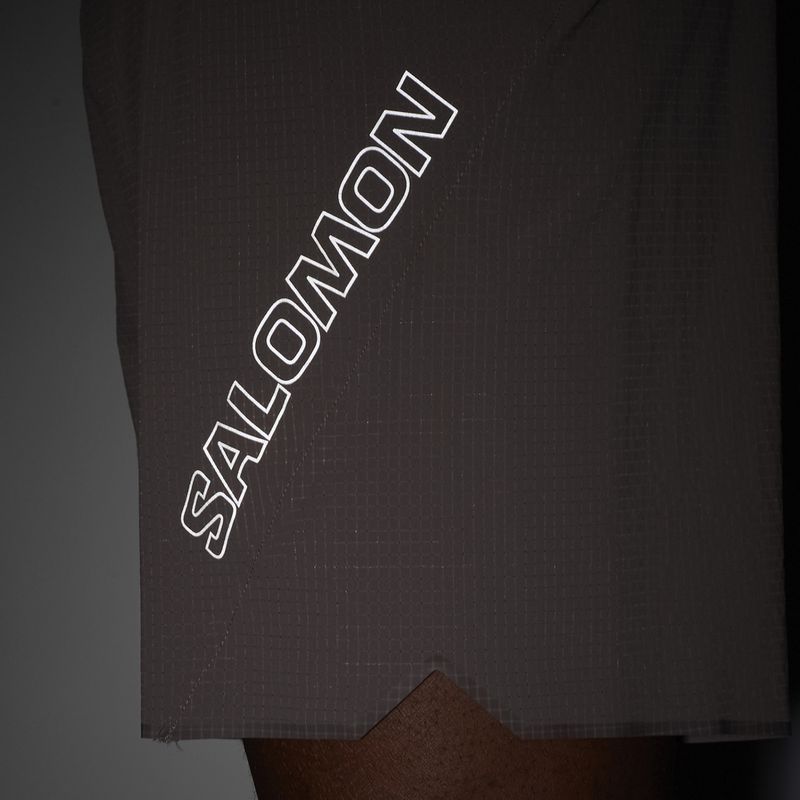 Шорти для бігу чоловічі Salomon Sense Aero 7" iron 4