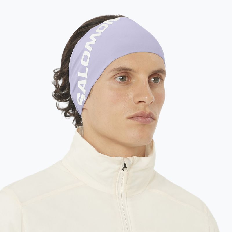Пов'язка на голову Salomon RS Pro sky/white 2