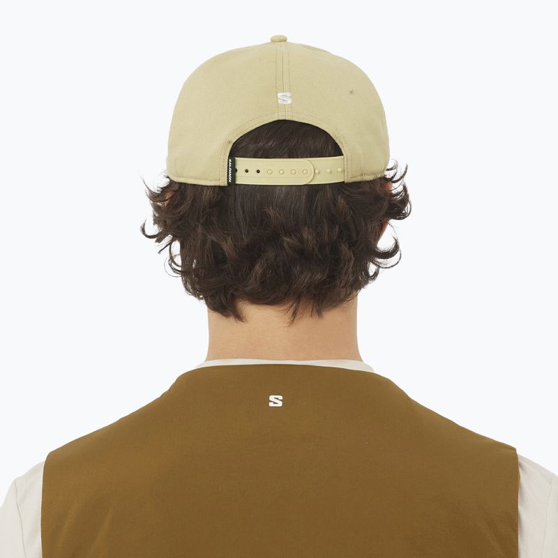 Кепка Salomon Logo Flat gray green 5