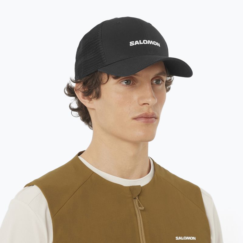 Кепка Salomon Logo Trucker deep black 2