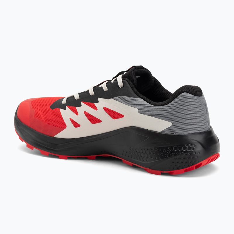 Кросівки для бігу чоловічі Salomon Alphaglide GTX flame scarlet/black/pewter 3