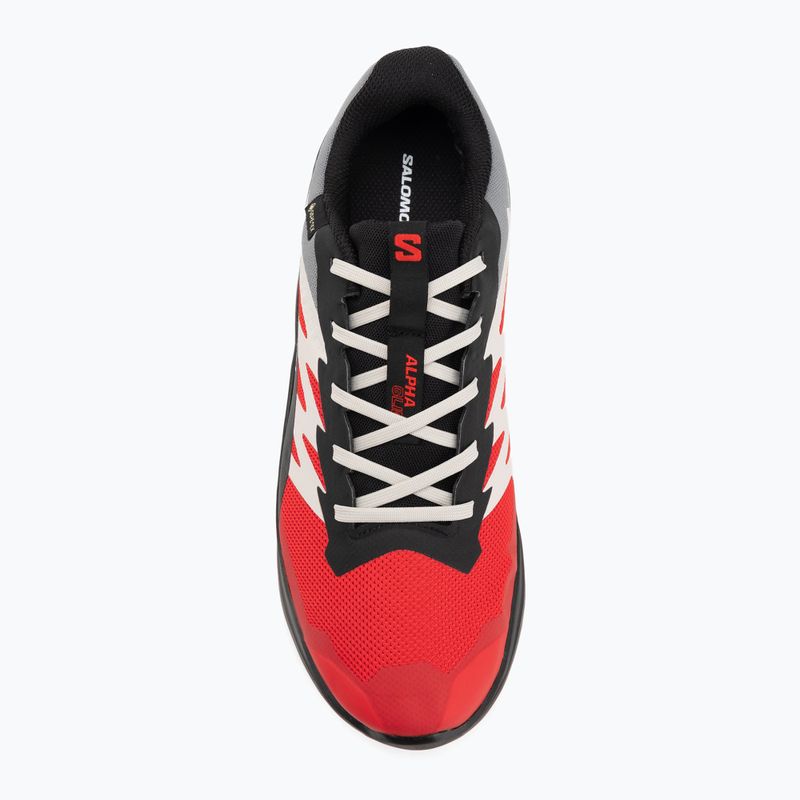 Кросівки для бігу чоловічі Salomon Alphaglide GTX flame scarlet/black/pewter 5