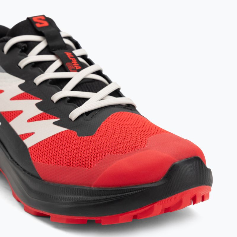 Кросівки для бігу чоловічі Salomon Alphaglide GTX flame scarlet/black/pewter 7