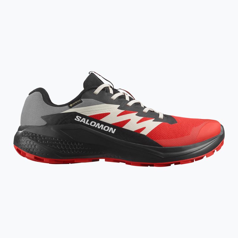 Кросівки для бігу чоловічі Salomon Alphaglide GTX flame scarlet/black/pewter 8