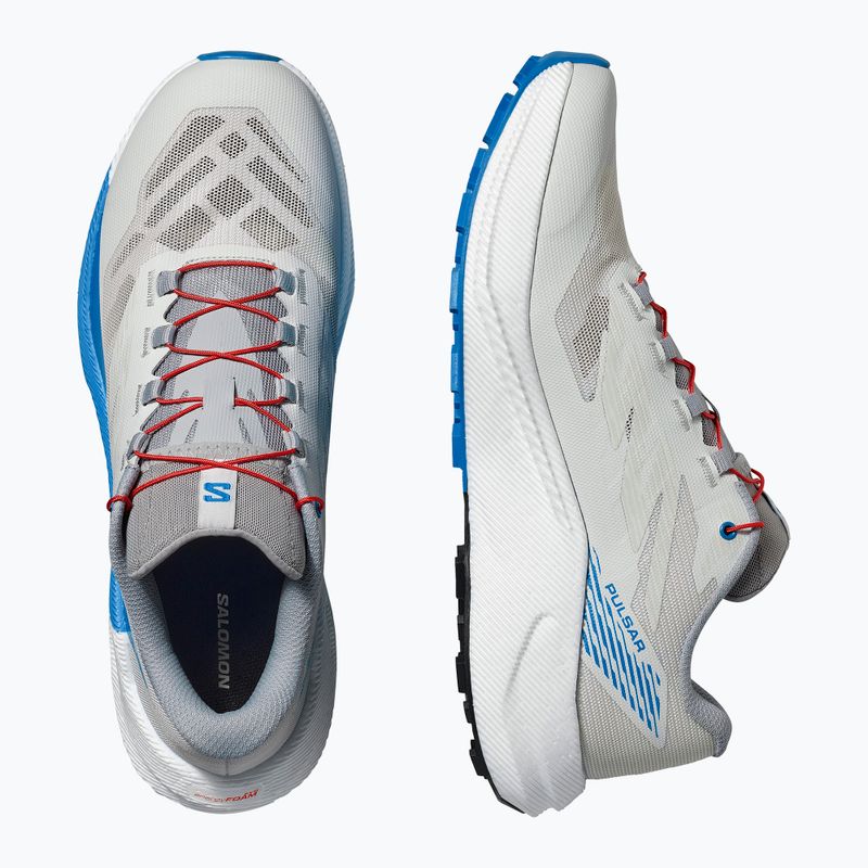 Кросівки для бігу чоловічі Salomon Pulsar lunar rock/white/french blue 8