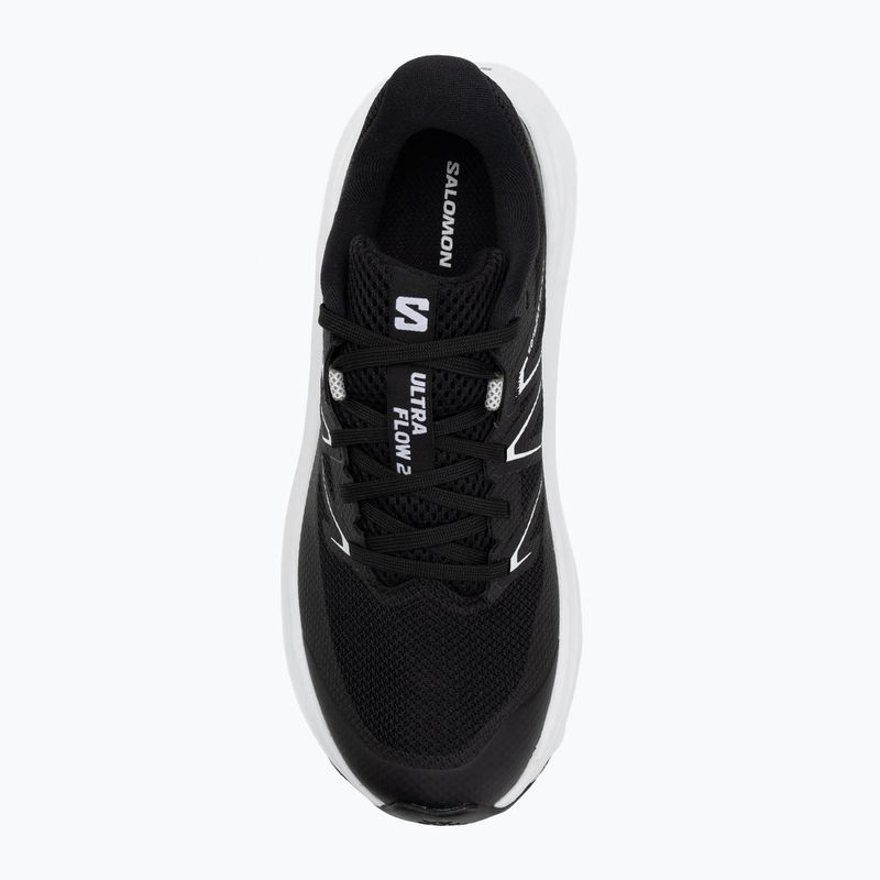 Кросівки для бігу жіночі Salomon Ultra Flow 2 black/white/agave green 5
