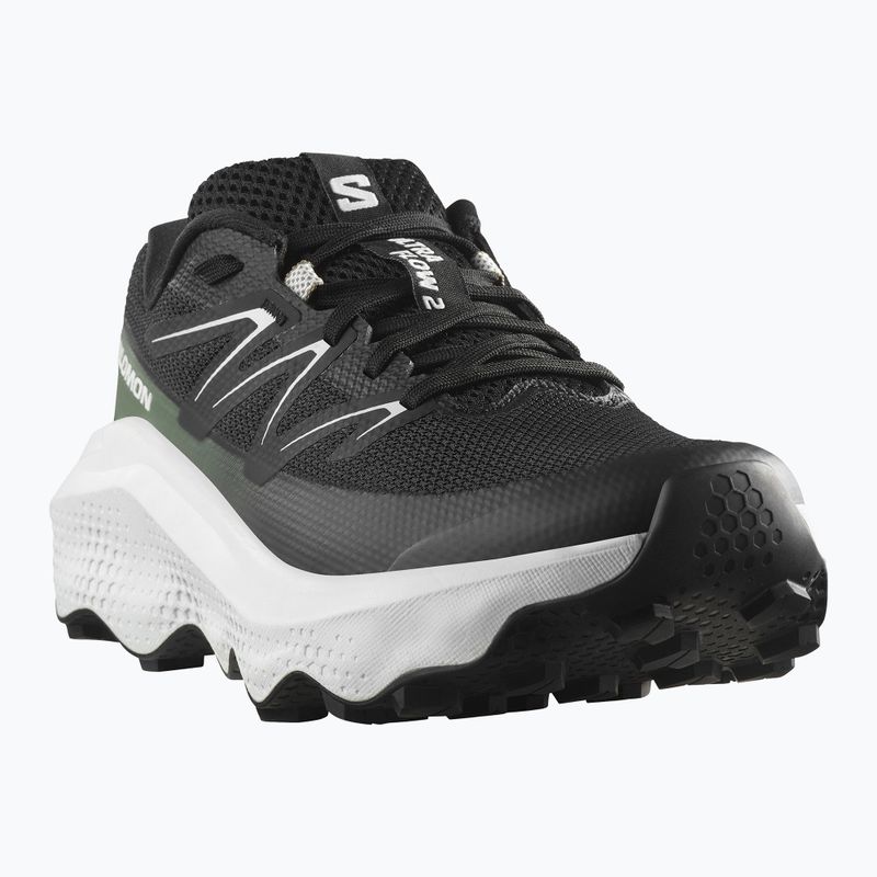 Кросівки для бігу жіночі Salomon Ultra Flow 2 black/white/agave green 8