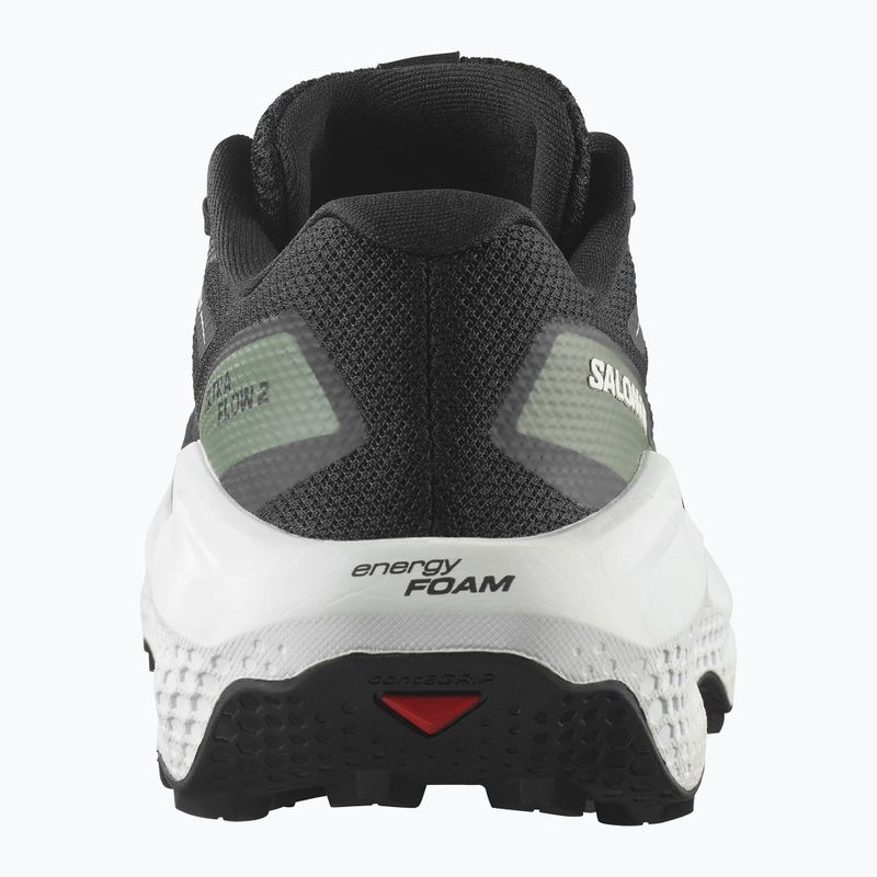 Кросівки для бігу жіночі Salomon Ultra Flow 2 black/white/agave green 11