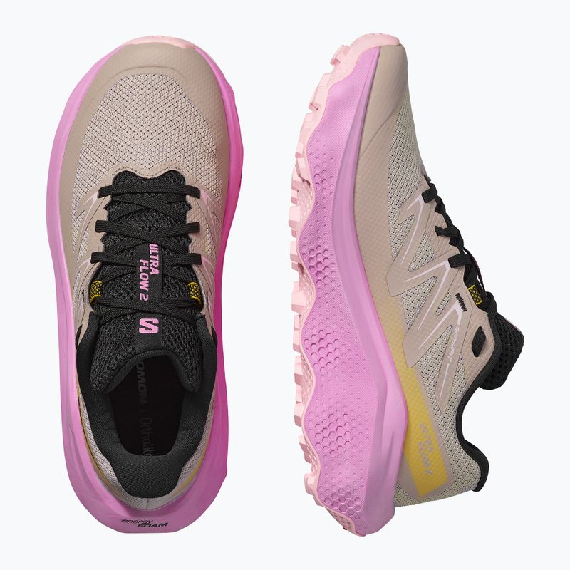 Кросівки для бігу жіночі Salomon Ultra Flow 2 etherea/cyclamen/black 8