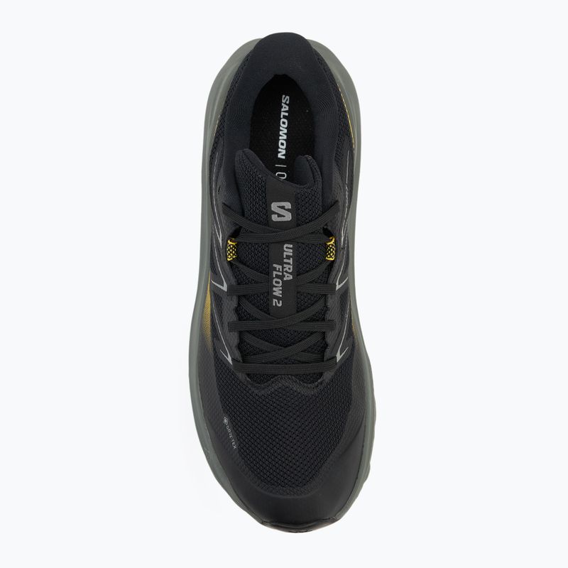 Кросівки для бігу чоловічі Salomon Ultra Flow 2 GTX black/sedona sage/incaberry 5
