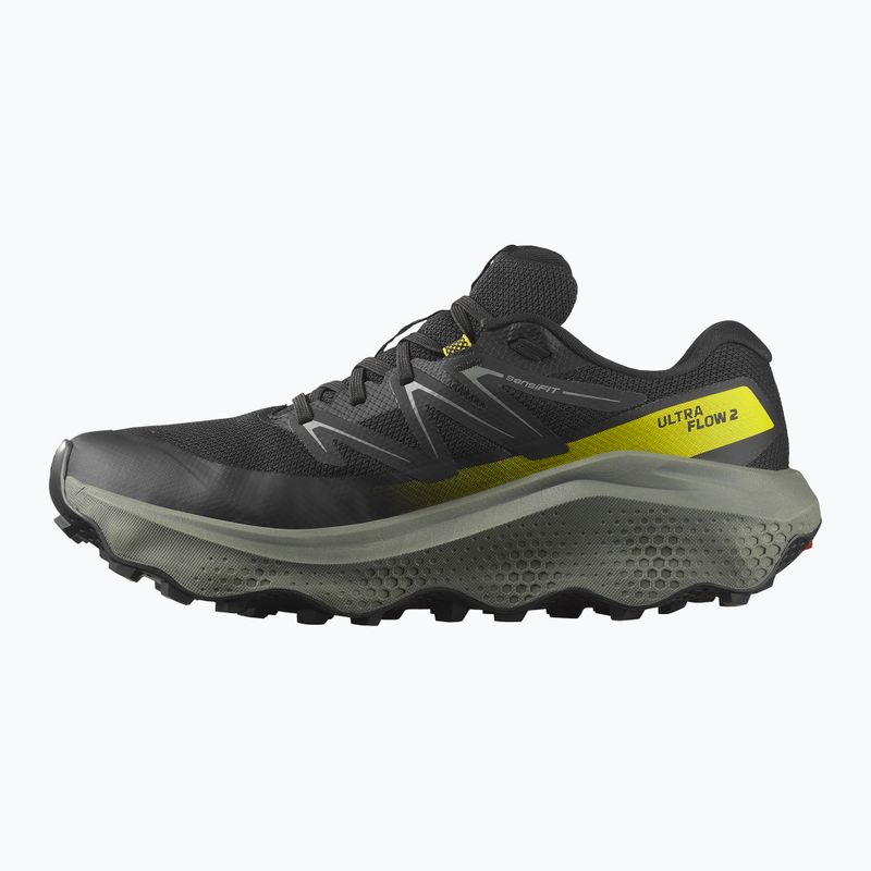 Кросівки для бігу чоловічі Salomon Ultra Flow 2 GTX black/sedona sage/incaberry 9