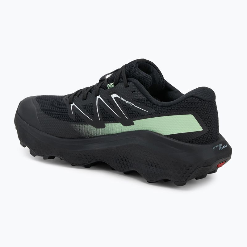 Кросівки для бігу чоловічі Salomon Ultra Flow 2 GTX black/black/patina green 3