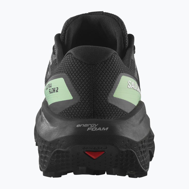Кросівки для бігу чоловічі Salomon Ultra Flow 2 GTX black/black/patina green 10