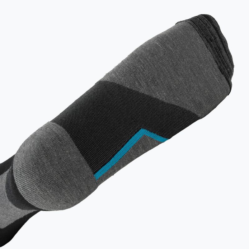 Шкарпетки гірськолижні Salomon MTN black/blue danube 4