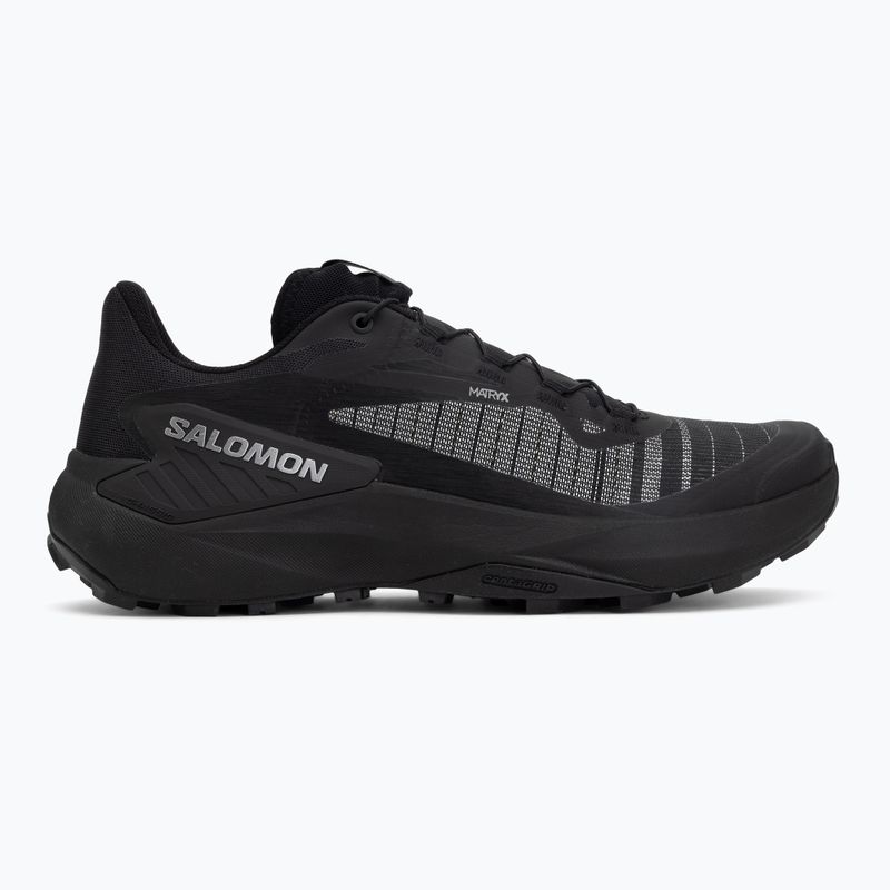 Кросівки для бігу чоловічі Salomon Genesis black/black/silver 2