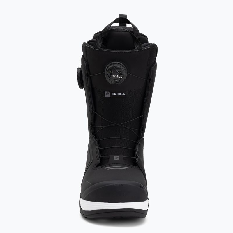 Черевики для сноуборду чоловічі Salomon Dialogue Dual Boa black/black/white 3