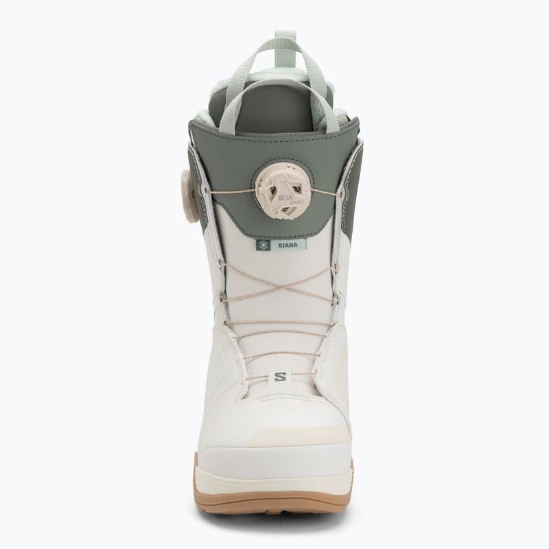 Черевики для сноуборду жіночі Salomon Kiana Dual Boa W vanillaice/agave green/clearly aqua 3