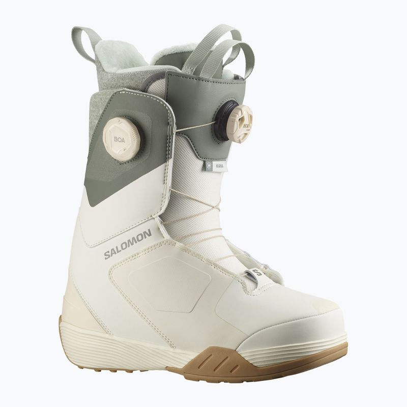 Черевики для сноуборду жіночі Salomon Kiana Dual Boa W vanillaice/agave green/clearly aqua 6