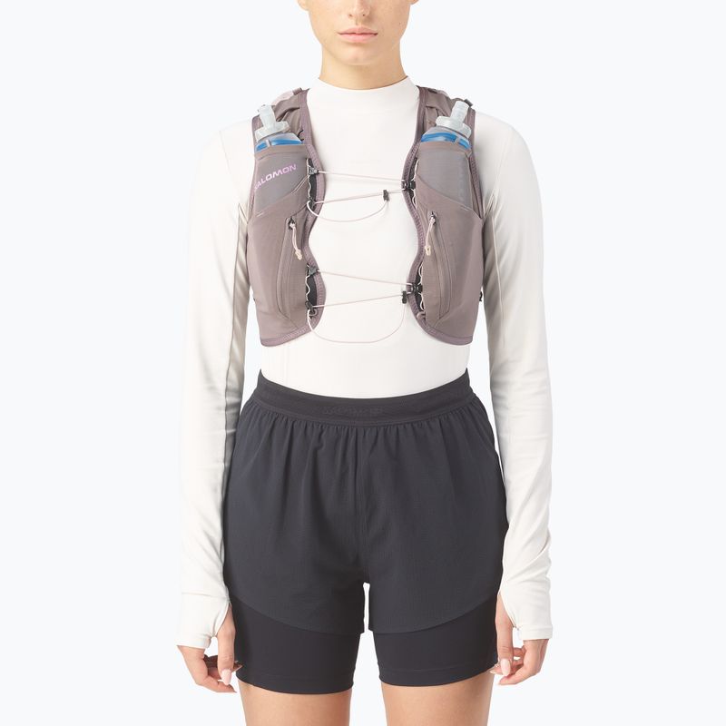 Жилет для бігу жіноча Salomon Advance Skin 12 Gradient Set iron/shadow gray 4
