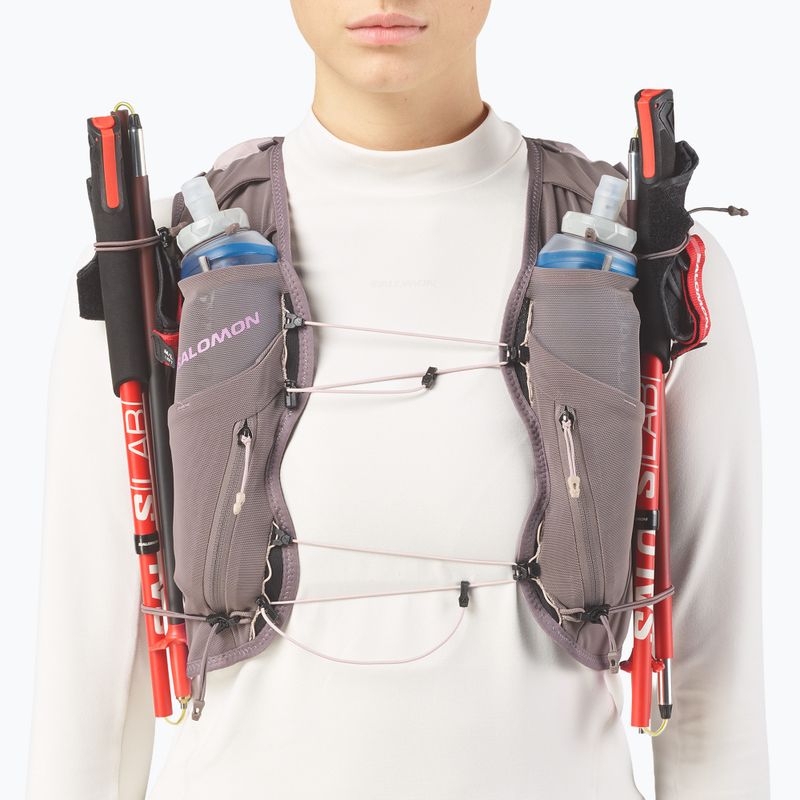 Жилет для бігу жіноча Salomon Advance Skin 12 Gradient Set iron/shadow gray 7
