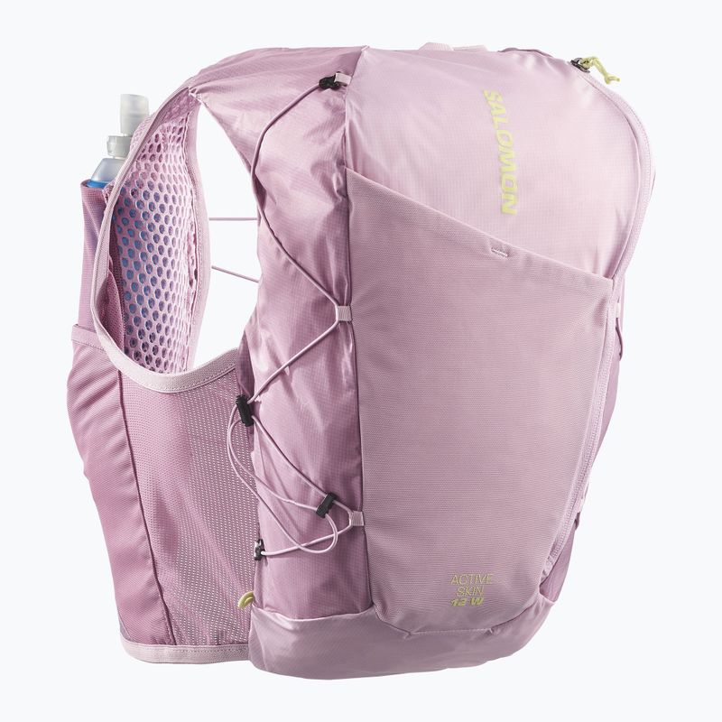 Жилет для бігу жіноча Salomon Active Skin 12 Set dawn pink/dusky 2