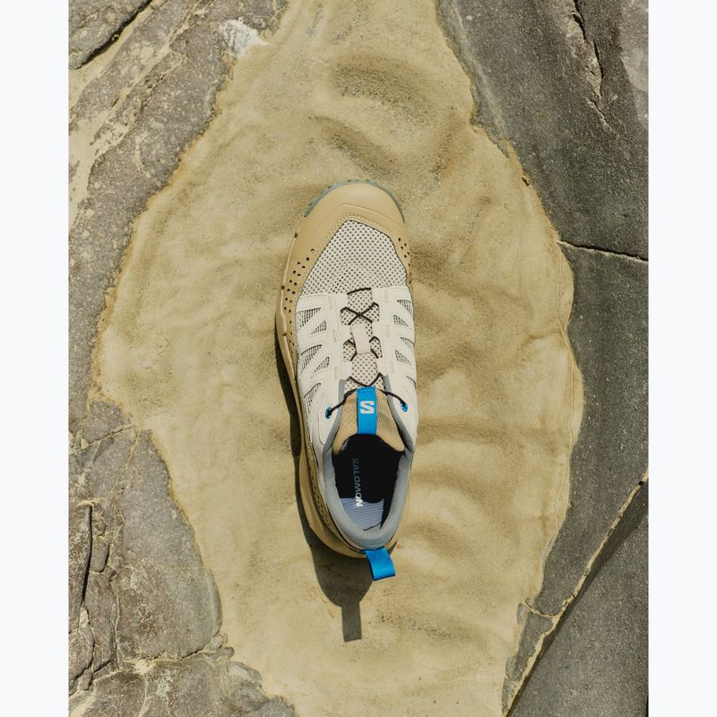 Кросівки туристичні чоловічі Salomon Techamphibian 5 rainy day/desert tan/mykonos blue 14