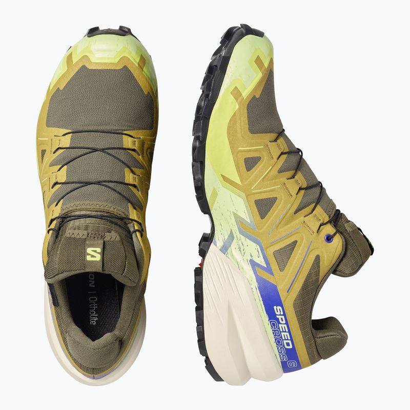Кросівки для бігу чоловічі Salomon Speedcross 6 GTX grape leaf/aspargus green 4