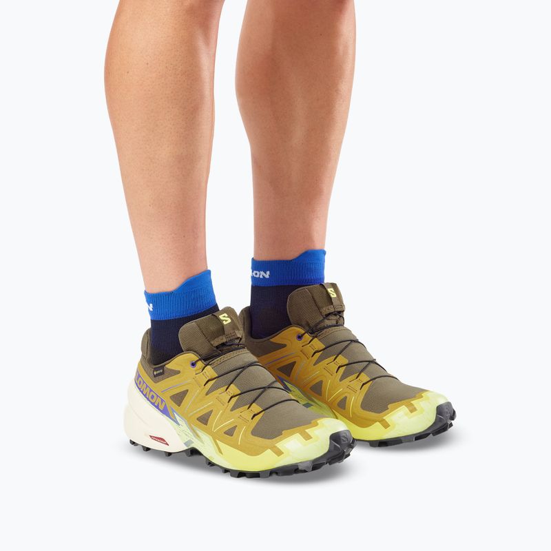 Кросівки для бігу чоловічі Salomon Speedcross 6 GTX grape leaf/aspargus green 6