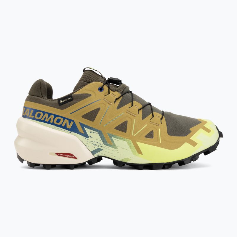 Кросівки для бігу чоловічі Salomon Speedcross 6 GTX grape leaf/aspargus green 2