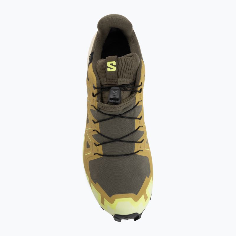 Кросівки для бігу чоловічі Salomon Speedcross 6 GTX grape leaf/aspargus green 5