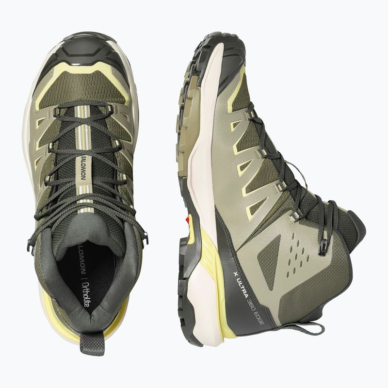 Черевики трекінгові чоловічі Salomon X Ultra 360 Edge Mid GTX olive night/aloe 5