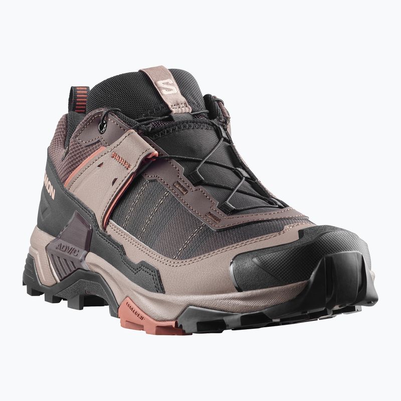 Кросівки трекінгові чоловічі Salomon X ULTRA 5 GTX black coffee/walnut/arabian 3