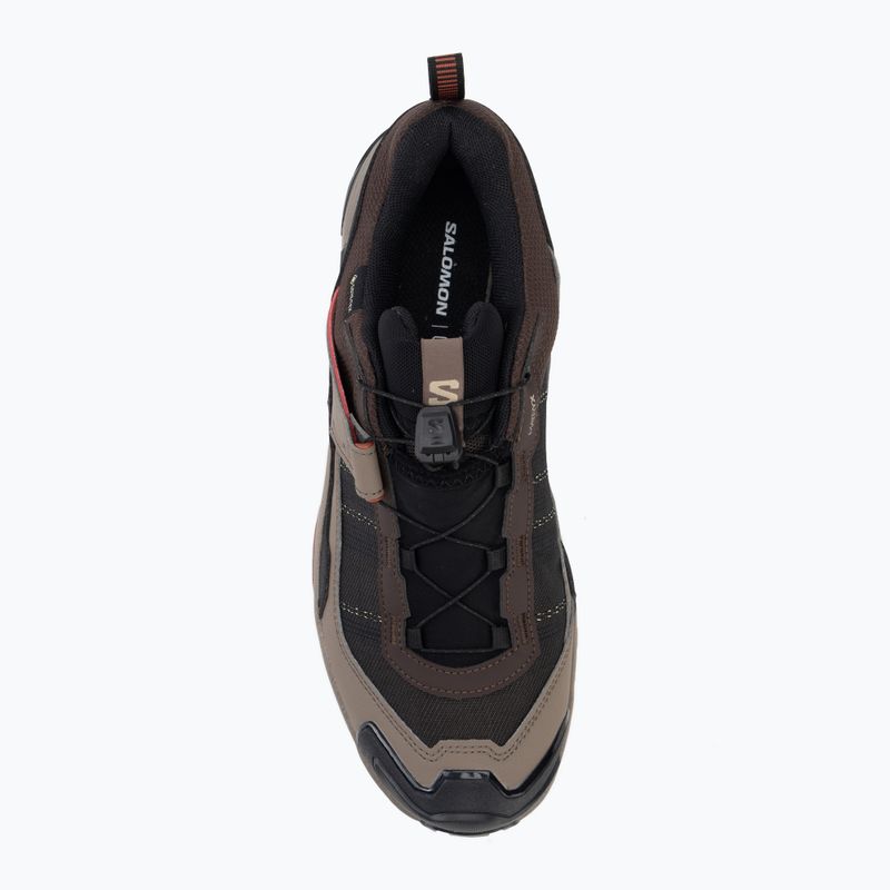 Кросівки трекінгові чоловічі Salomon X ULTRA 5 GTX black coffee/walnut/arabian 5