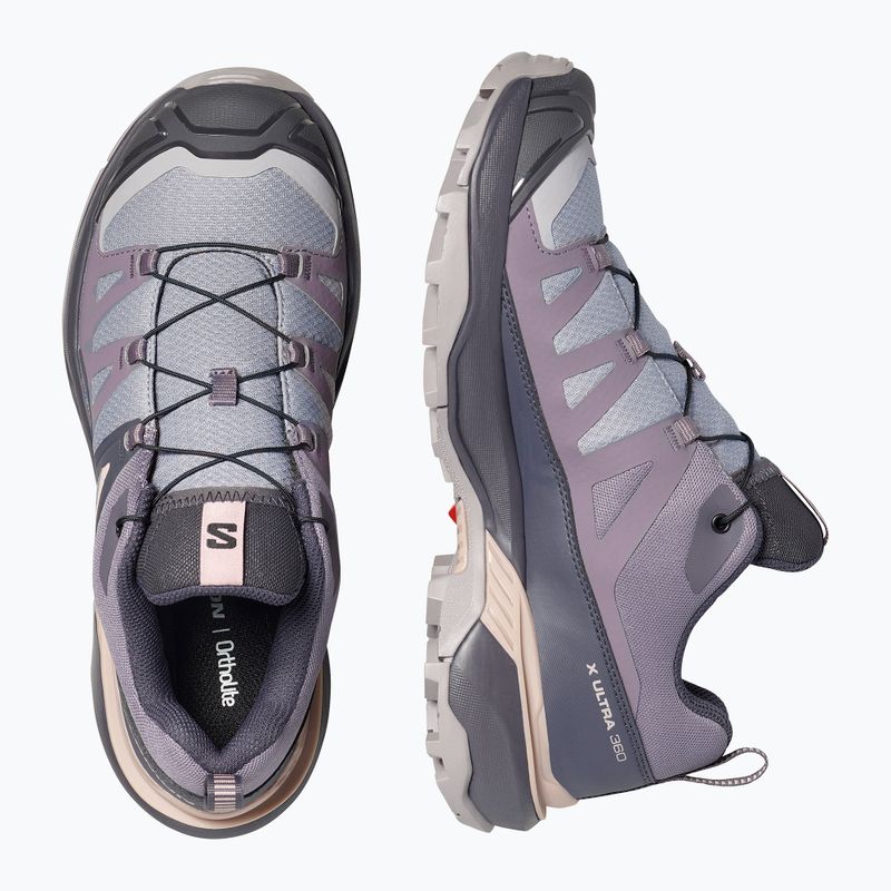 Кросівки трекінгові жіночі Salomon X Ultra 360 gull/nine iron/shadow 5