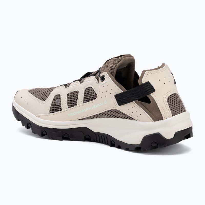 Кросівки туристичні жіночі Salomon Techamphibian 5 walnut/tapioca/clearly aqua 3
