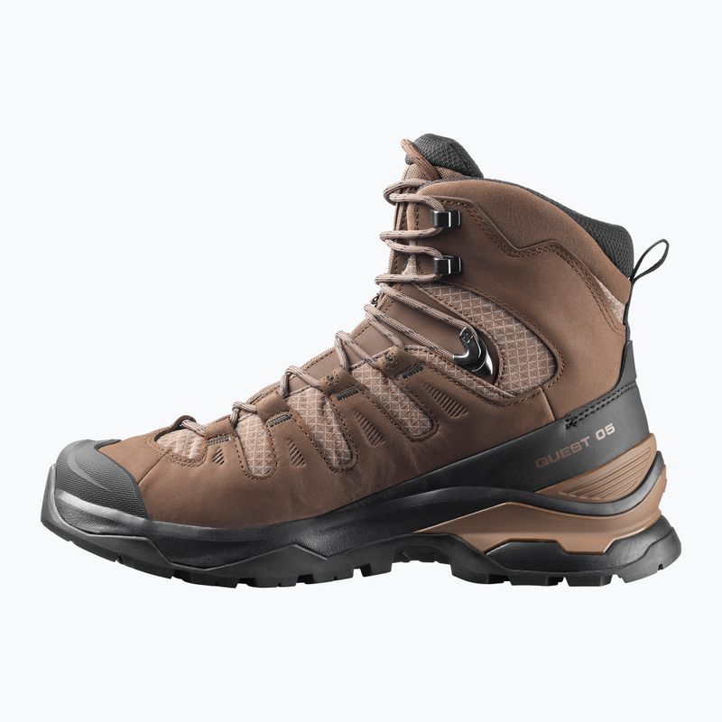 Взуття трекінгове чоловіче Salomon Quest 5 GTX dark earth/black 3