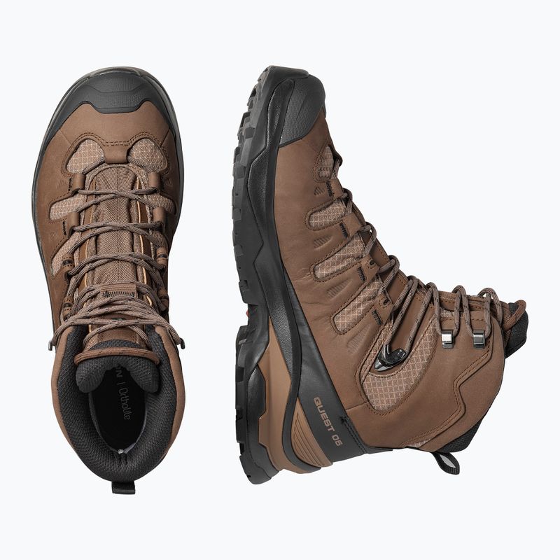 Взуття трекінгове чоловіче Salomon Quest 5 GTX dark earth/black 6