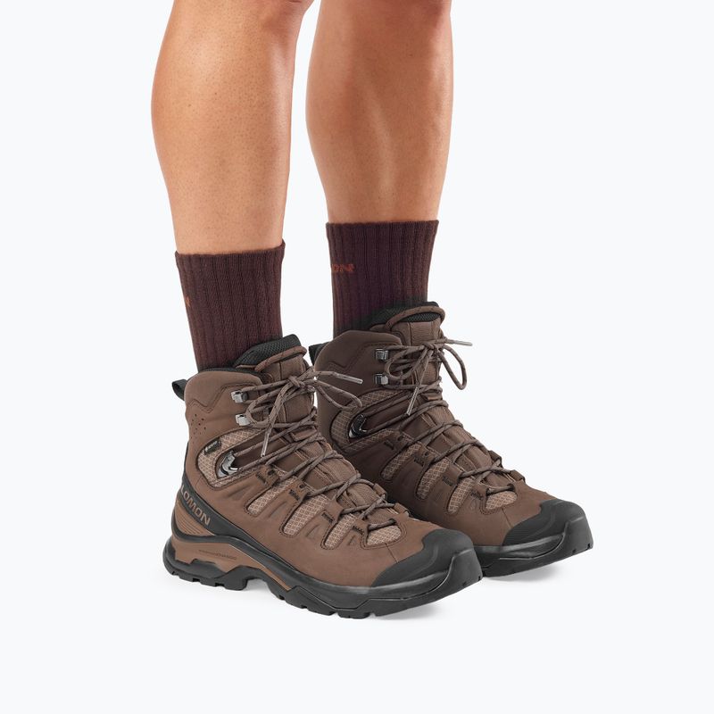 Взуття трекінгове чоловіче Salomon Quest 5 GTX dark earth/black 7