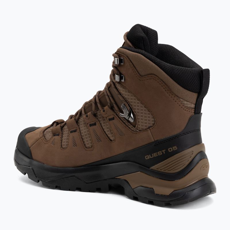 Взуття трекінгове чоловіче Salomon Quest 5 GTX dark earth/black 3