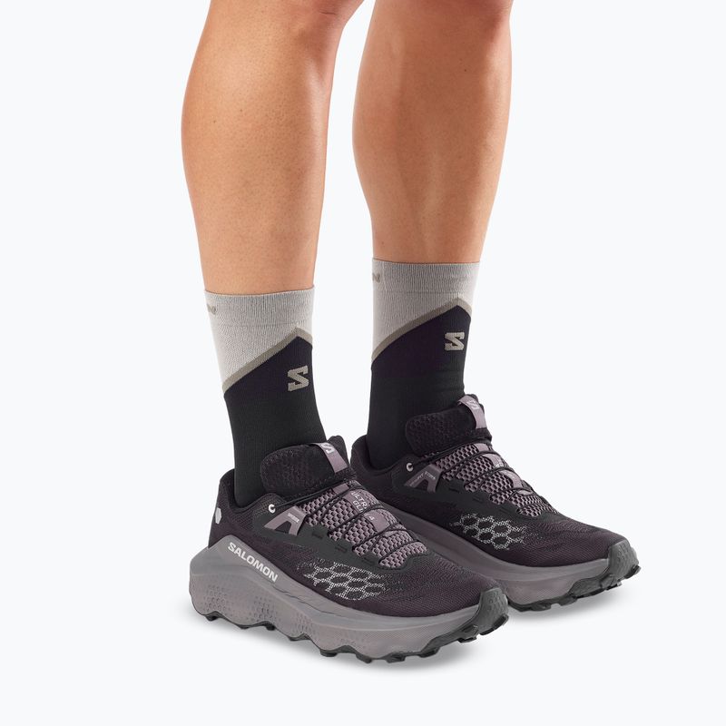 Кросівки для бігу чоловічі Salomon Ultra Glide 4 black/dark gull gray/silver cloud 8