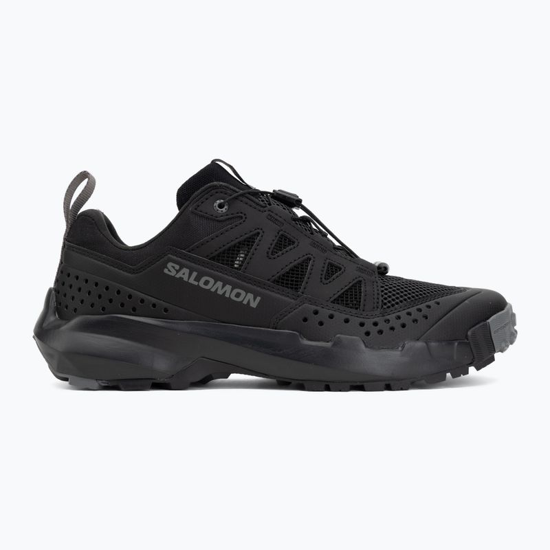 Кросівки туристичні чоловічі Salomon Techamphibian 5 black/black/castlerock 2