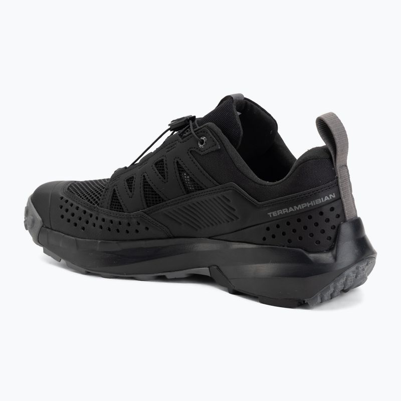 Кросівки туристичні чоловічі Salomon Techamphibian 5 black/black/castlerock 3