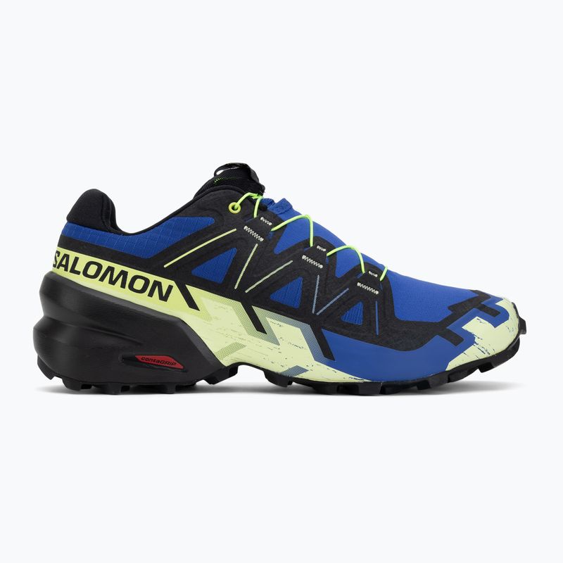 Кросівки для бігу чоловічі Salomon Speedcross 6 bluing/black/acid lime 2