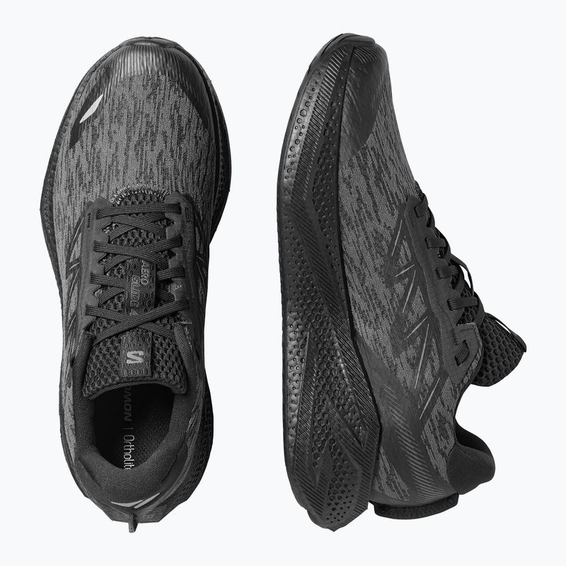 Кросівки для бігу чоловічі Salomon Aero Glide 4 black/black 3
