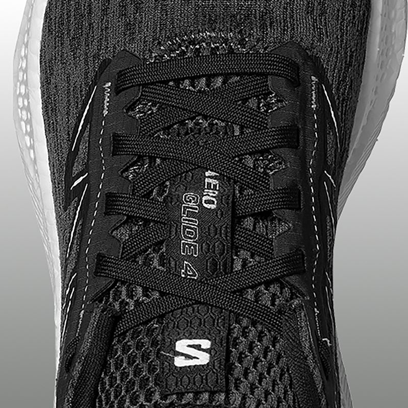 Кросівки для бігу чоловічі Salomon Aero Glide 4 black/white/ftw silver 3