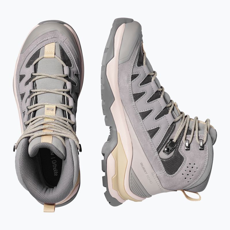 Черевики трекінгові жіночі Salomon Quest Echo GTX gull/paloma/bog 5