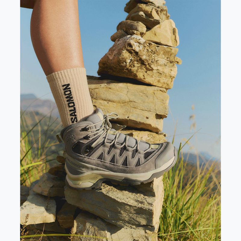 Черевики трекінгові жіночі Salomon Quest Echo GTX gull/paloma/bog 8