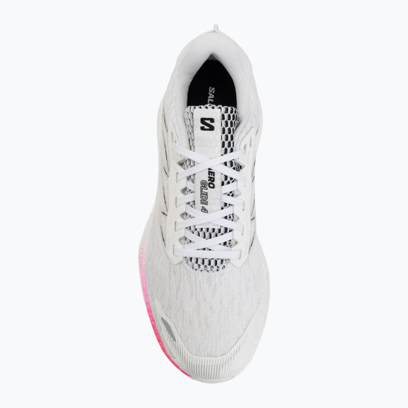 Кросівки для бігу жіночі Salomon Aero Glide 4 white/white/black 5