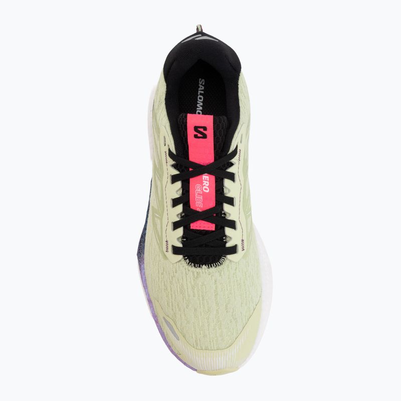 Кросівки для бігу жіночі Salomon Aero Glide 4 butterfly/white/black 5