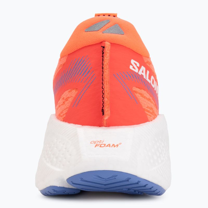 Кросівки для бігу чоловічі Salomon Aero Glide 4 neon flame/white/persia 6